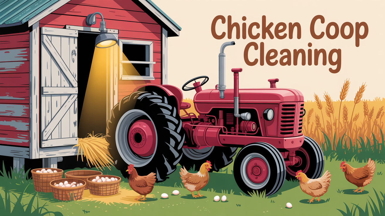 Chicken Coop Cleaning